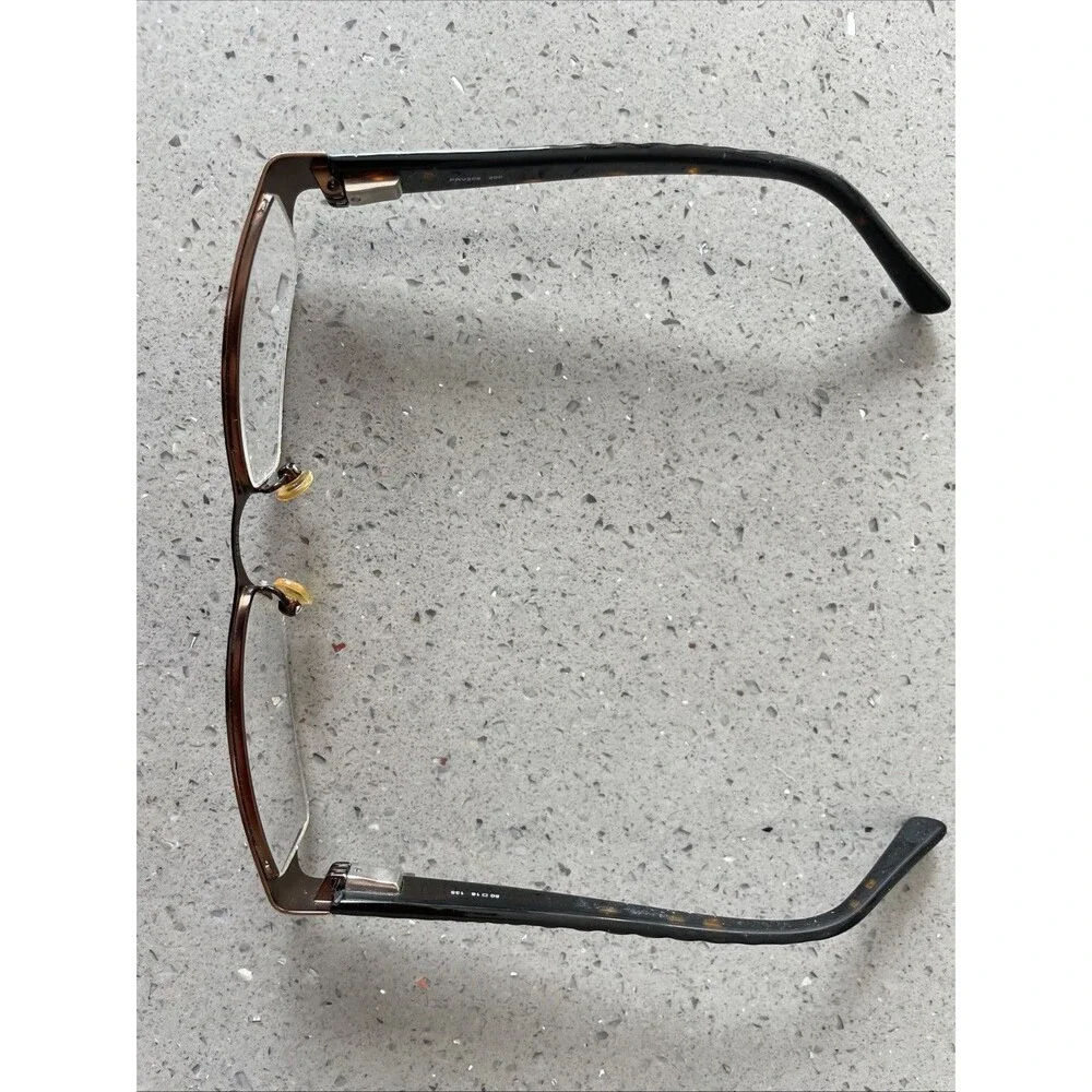 PRIVE PRV206 EYEGLASS FRAMES ONLY METAL & PLASTIC 50-18-135 HALF-RIM 200 WOMENS